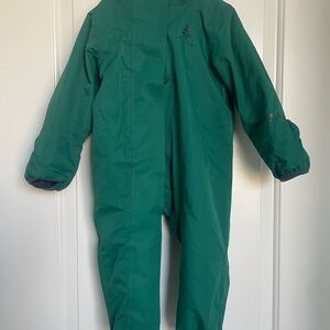 Green Hooded Jacket with Fleece Lining